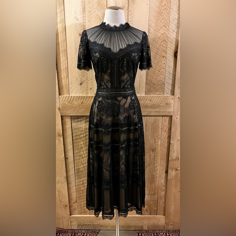 TADASHI SHOJI Lace Midi Dress - Size 2